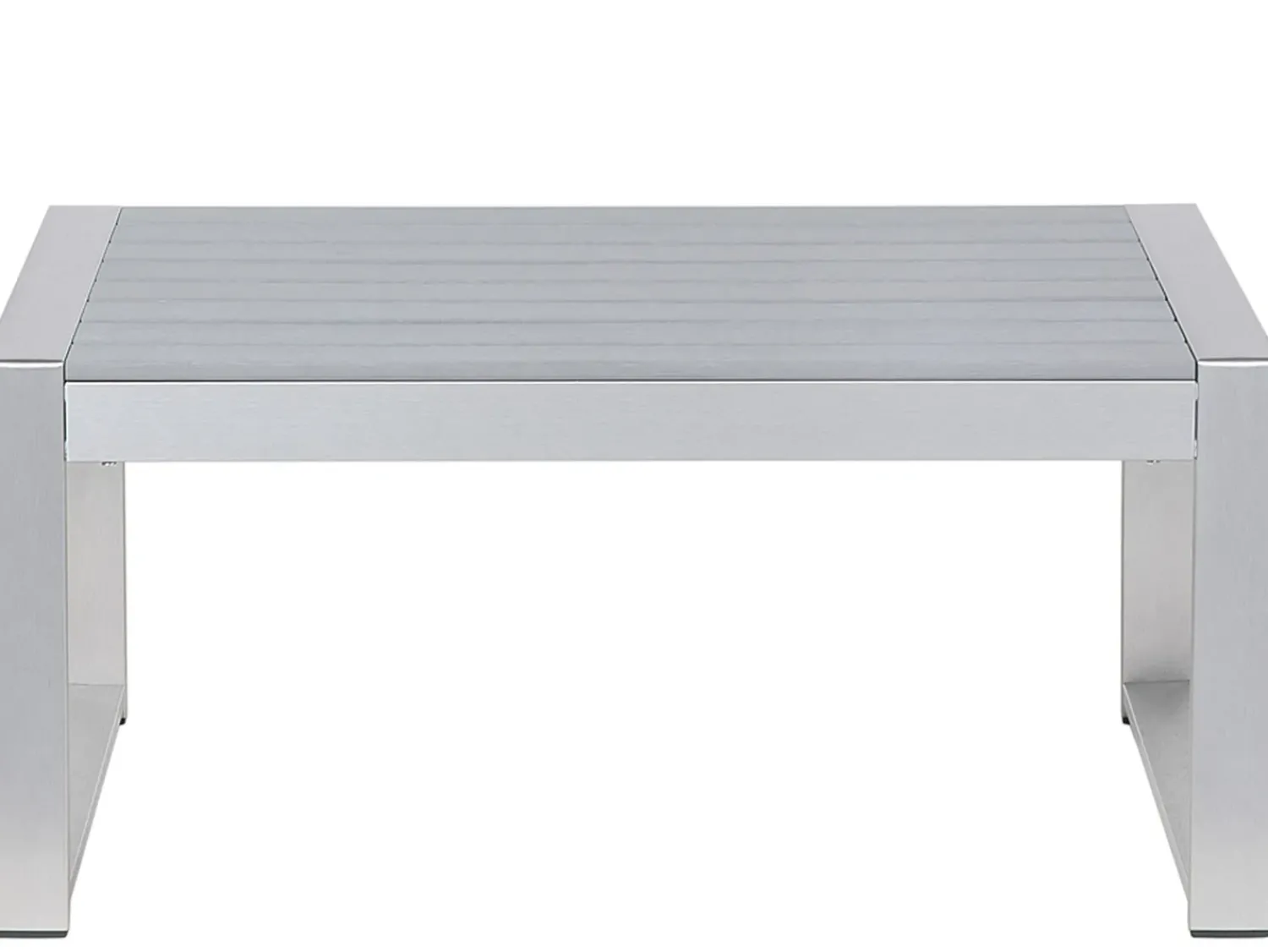Outlet Beliani SALERNO 90 cm 50 cm Metallo chiaro Grigio