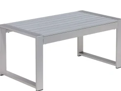 Outlet Beliani SALERNO 90 cm 50 cm Metallo chiaro Grigio