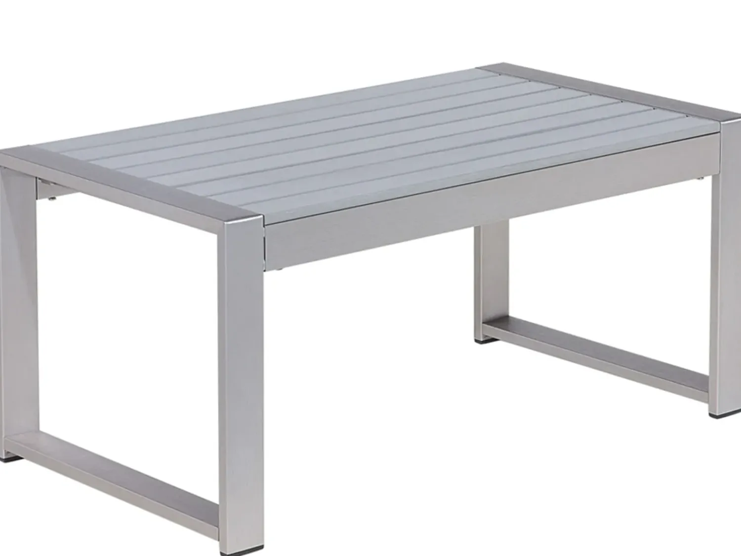 Outlet Beliani SALERNO 90 cm 50 cm Metallo chiaro Grigio