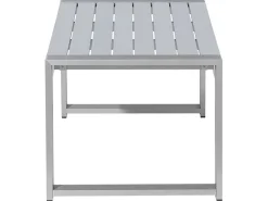 Outlet Beliani SALERNO 90 cm 50 cm Metallo chiaro Grigio