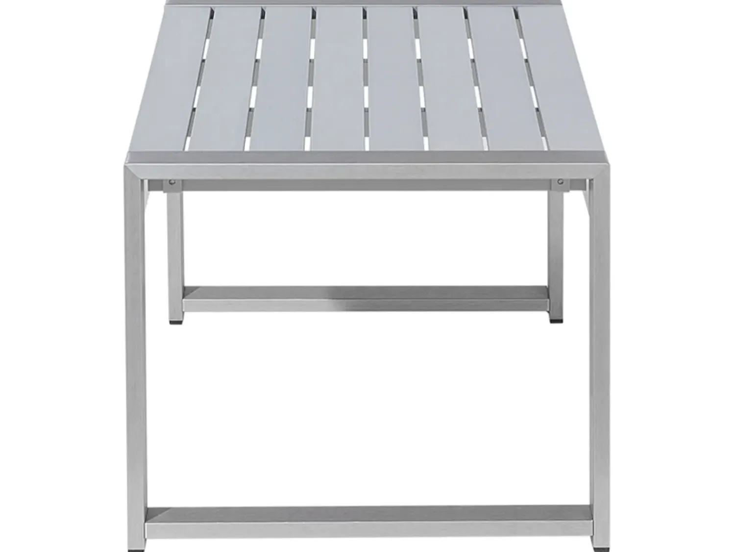 Outlet Beliani SALERNO 90 cm 50 cm Metallo chiaro Grigio