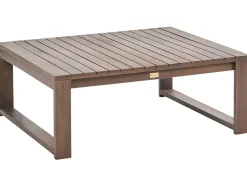 Outlet Beliani TIMOR 90 cm 75 cm Legno di acacia certificato scuro Marrone