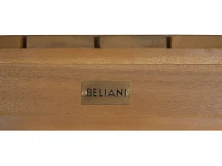 New Beliani TIMOR 90 cm 75 cm Legno di acacia certificato chiaro Marrone