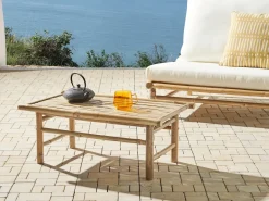 Beliani TODI 45 cm 80 cm Bambù Marrone