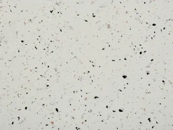 New Beliani Tavolino EDOLO 37 cm 37 cm Effetto terrazzo Terrazzo Bianco