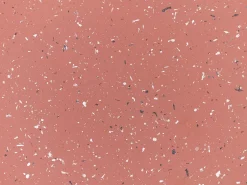 New Beliani Tavolino FALIRO 37 cm 37 cm Terrazzo Rosso