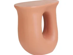 Beliani Tavolino IDRO 42 cm 28 cm Arancione