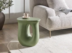 Best Beliani Tavolino IDRO 42 cm 28 cm chiaro Verde