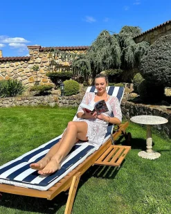 Tavolino JAMBIA Legno di mango Bianco sporco