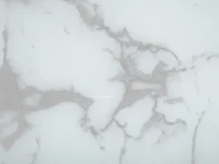Tavolino MERIDIAN Vetro temperato Marmo/Argento