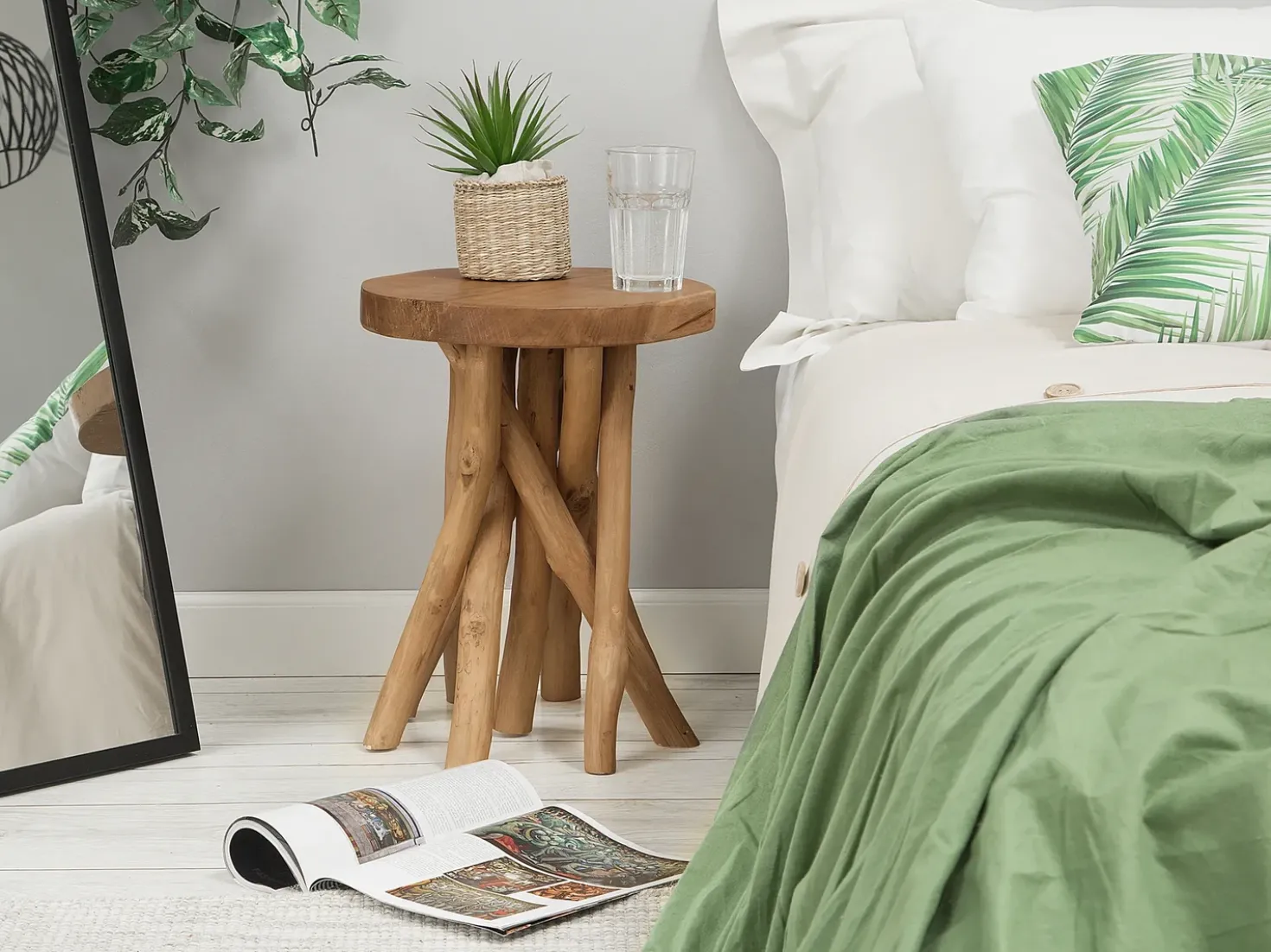 Tavolino MERRITT Legno di teak Marrone
