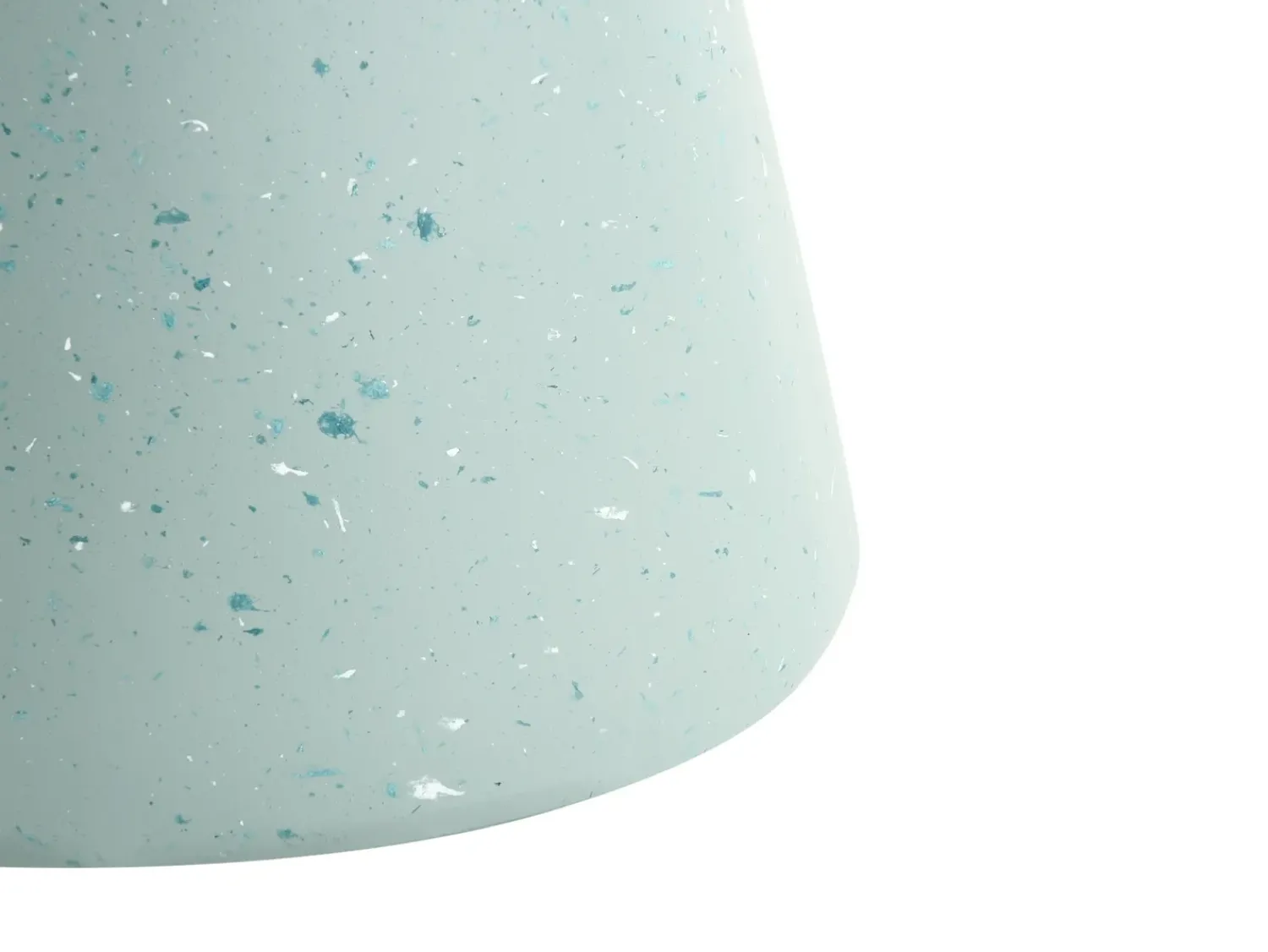 Outlet Beliani Tavolino MINCIO 45 cm 45 cm Effetto terrazzo terrazzo Verde