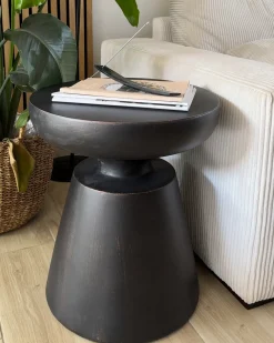Hot Beliani Tavolino MINCIO 45 cm 45 cm Nero