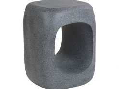 Clearance Beliani Tavolino PELMO 33 cm 33 cm Effetto marmo Grigio