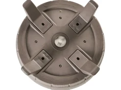 Online Beliani Tavolino portaghiaccio SILG 49 cm 49 cm Tortora Bianco Beige Grigio