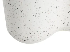 Sale Beliani Tavolino TELLARO 32 cm 37 cm Effetto terrazzo Terrazzo Bianco