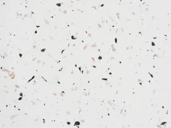 Sale Beliani Tavolino TELLARO 32 cm 37 cm Effetto terrazzo Terrazzo Bianco