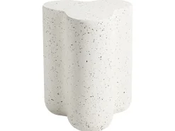 Sale Beliani Tavolino TELLARO 32 cm 37 cm Effetto terrazzo Terrazzo Bianco