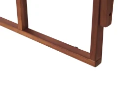 Hot Beliani Tavolo da balcone UDINE 70 cm 69 cm Legno d'acacia Marrone