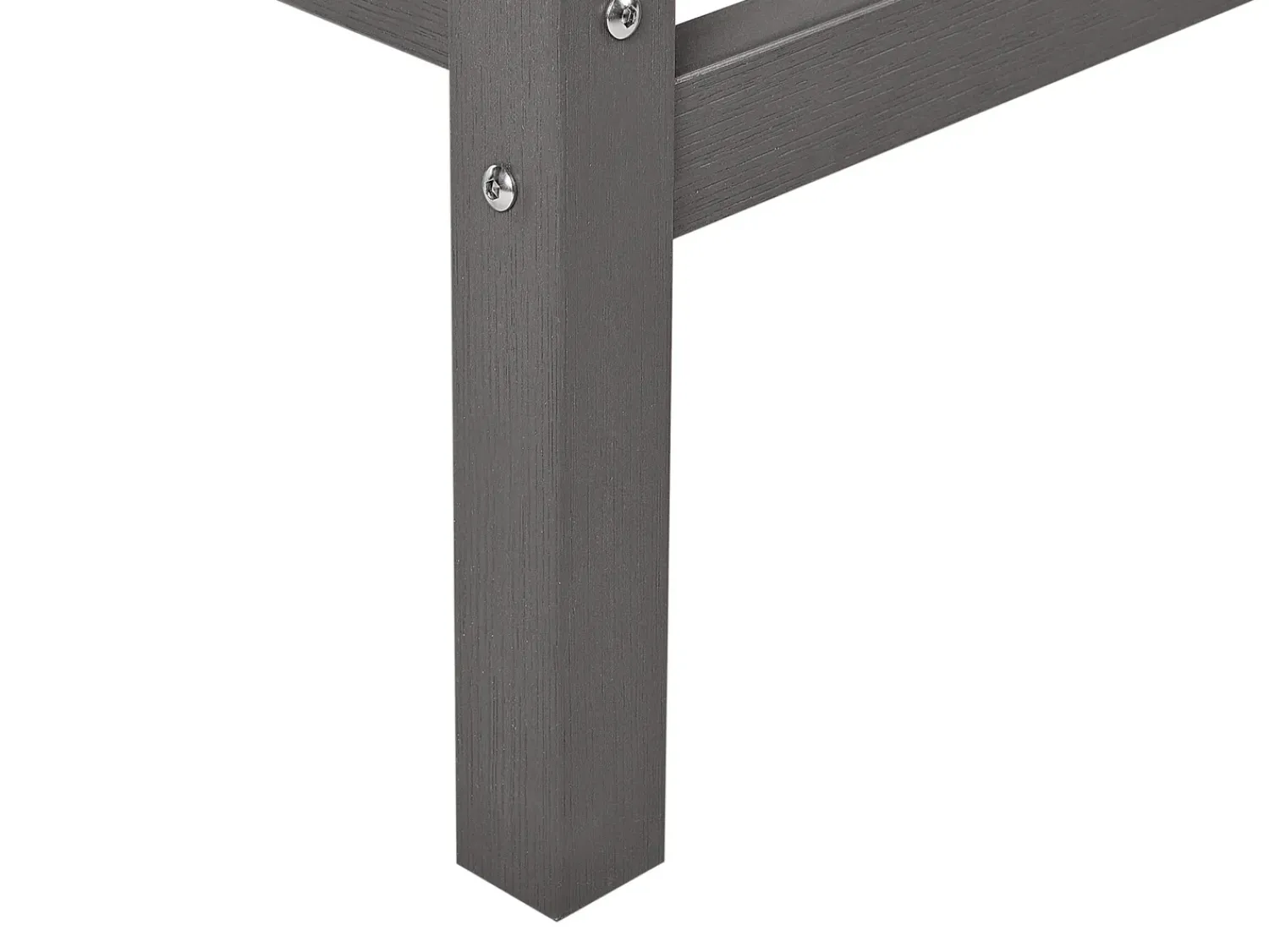 Hot Beliani ADIRONDACK 60 cm 59 cm Materiale sintetico scuro Grigio
