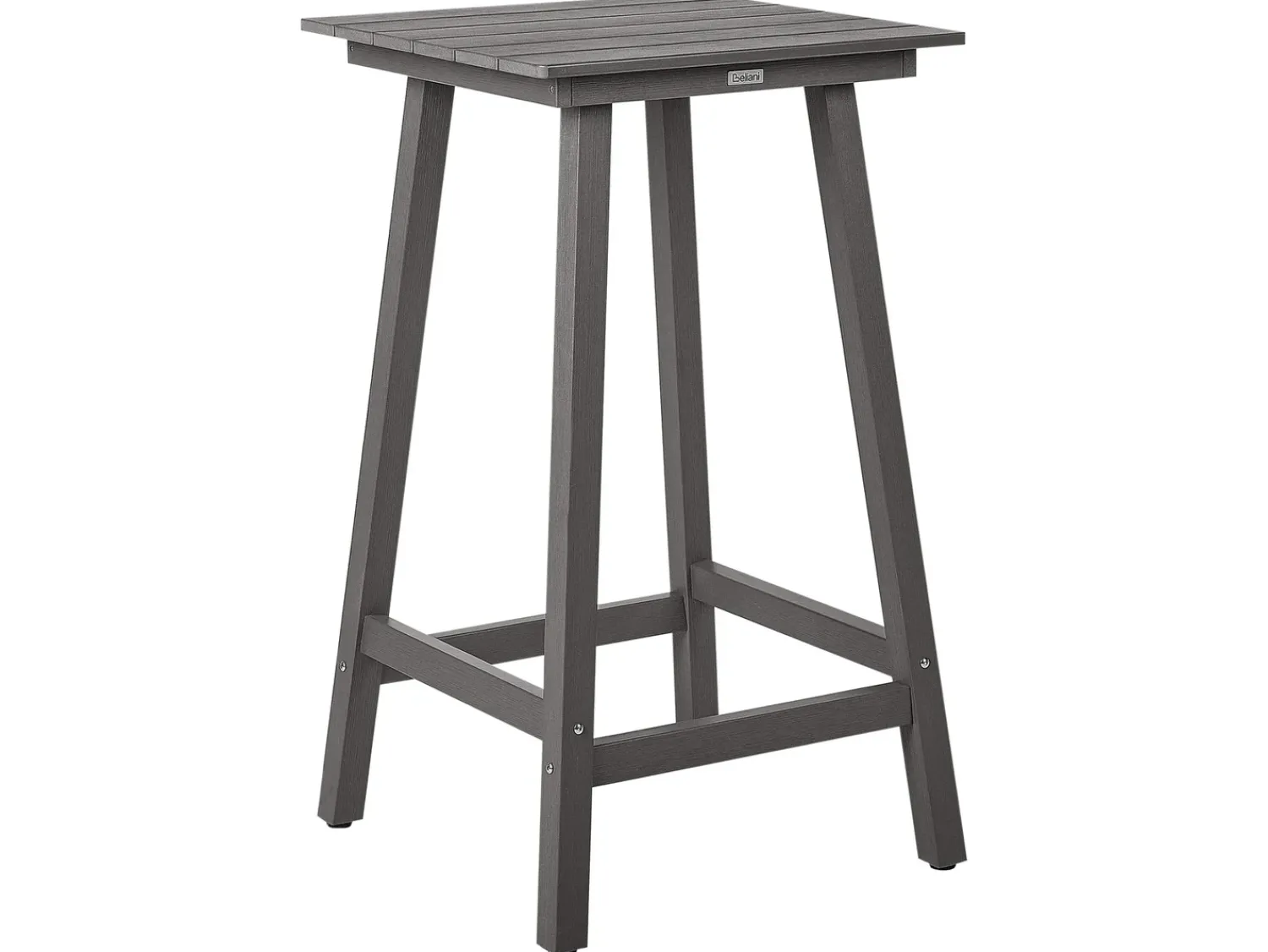 Hot Beliani ADIRONDACK 60 cm 59 cm Materiale sintetico scuro Grigio