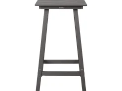 Hot Beliani ADIRONDACK 60 cm 59 cm Materiale sintetico scuro Grigio