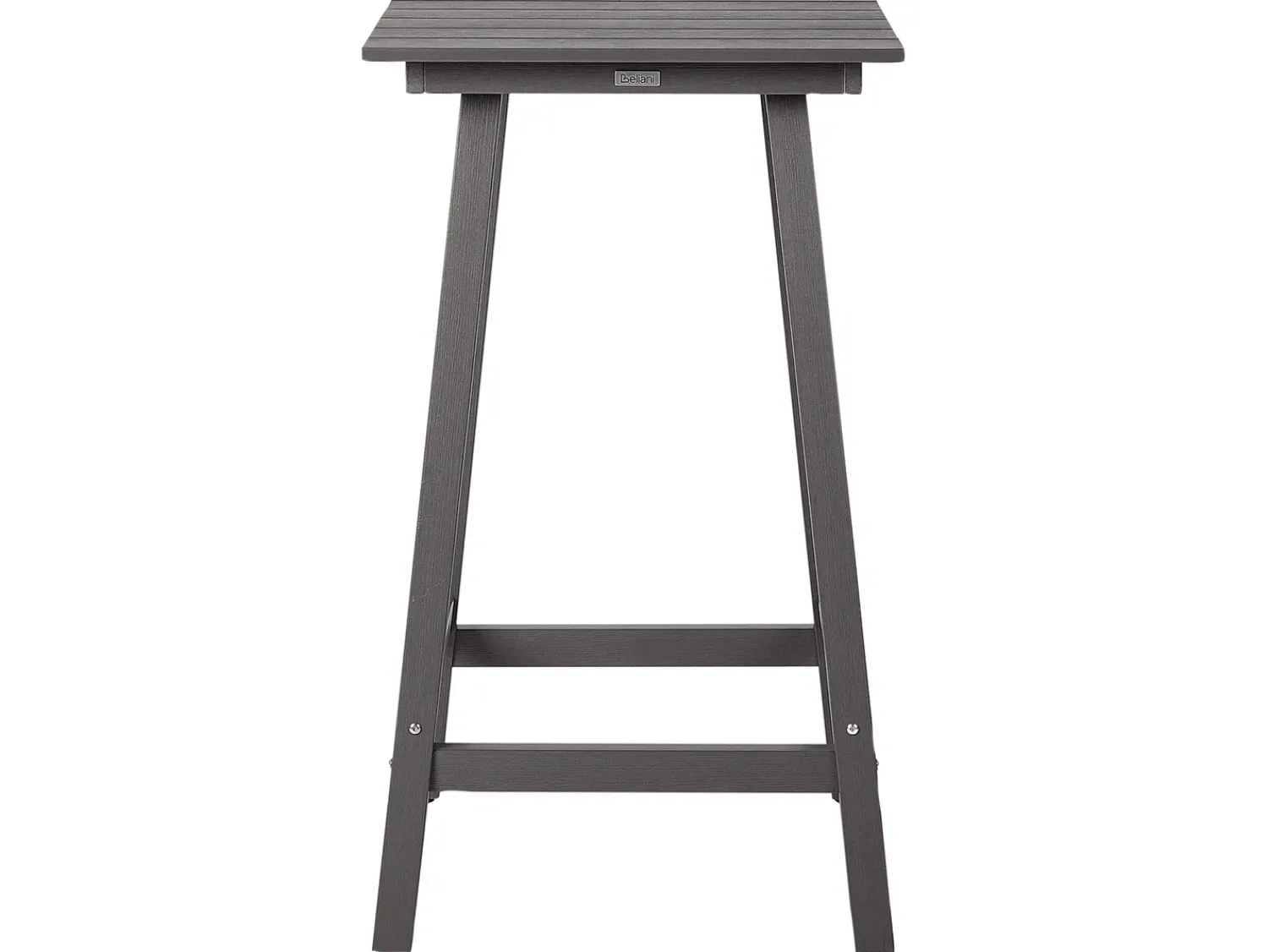 Hot Beliani ADIRONDACK 60 cm 59 cm Materiale sintetico scuro Grigio
