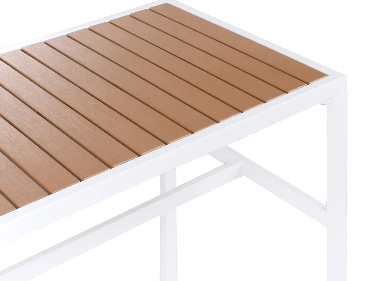 Sale Beliani AVETRANA 150 cm 50 cm Marrone/Bianco Bianco Marrone