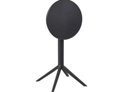 Online Beliani Tavolo da bar da giardino LEGRENA 60 cm 60 cm Nero