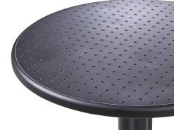 Online Beliani Tavolo da bar da giardino LEGRENA 60 cm 60 cm Nero