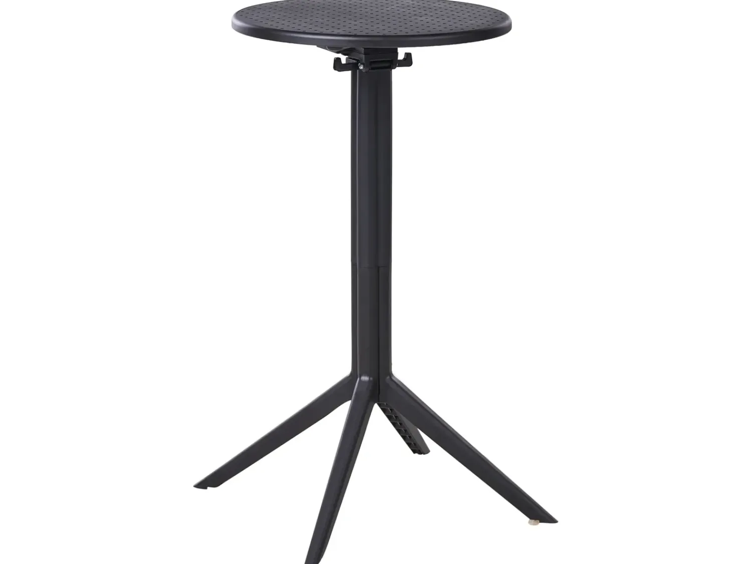 Online Beliani Tavolo da bar da giardino LEGRENA 60 cm 60 cm Nero