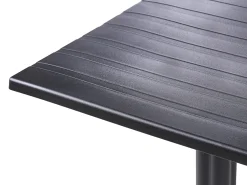 Online Beliani Tavolo da bar da giardino LEMNOS 60 cm 60 cm Nero
