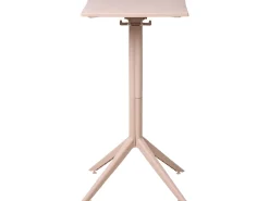New Beliani Tavolo da bar da giardino LEMNOS 60 cm 60 cm Beige