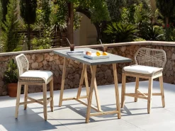 Sale Beliani TALAMONE 140 cm 70 cm Grigio Grigio Marrone