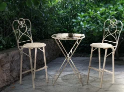 Clearance Beliani TRIESTE 60 cm 60 cm Metallo chiaro Beige