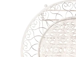 Clearance Beliani TRIESTE 60 cm 60 cm Metallo chiaro Beige