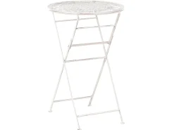 Clearance Beliani TRIESTE 60 cm 60 cm Metallo chiaro Beige