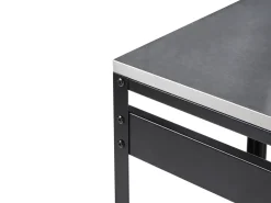 Beliani MAENZA Metallo Nero Argento Nero