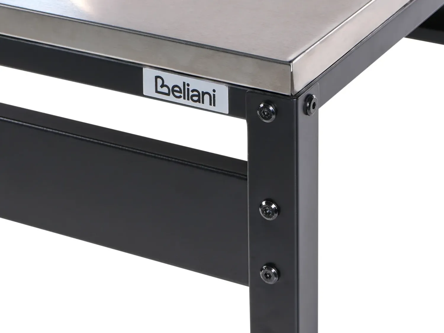 Beliani MAENZA Metallo Nero Argento Nero
