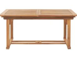 New Beliani JAVA 160/220 cm 90 cm Legno d'acacia chiaro Marrone