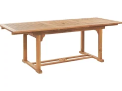 New Beliani JAVA 160/220 cm 90 cm Legno d'acacia chiaro Marrone
