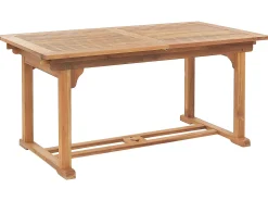 New Beliani JAVA 160/220 cm 90 cm Legno d'acacia chiaro Marrone