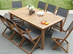 Sale Beliani CESANA 180/240 cm 100 cm Legno d'acacia chiaro Marrone