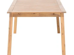 Sale Beliani CESANA 180/240 cm 100 cm Legno d'acacia chiaro Marrone