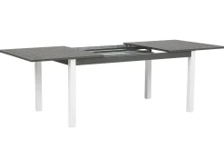 Hot Beliani PANCOLE 168/248 cm 100 cm Metallo Grigio Bianco Grigio