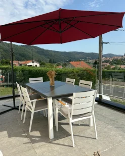 Hot Beliani PANCOLE 168/248 cm 100 cm Metallo Grigio Bianco Grigio