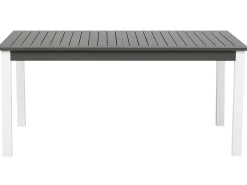 Hot Beliani PANCOLE 168/248 cm 100 cm Metallo Grigio Bianco Grigio