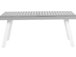 Clearance Beliani PERETA 175/255 cm 100 cm Metallo Grigio chiaro Bianco Grigio