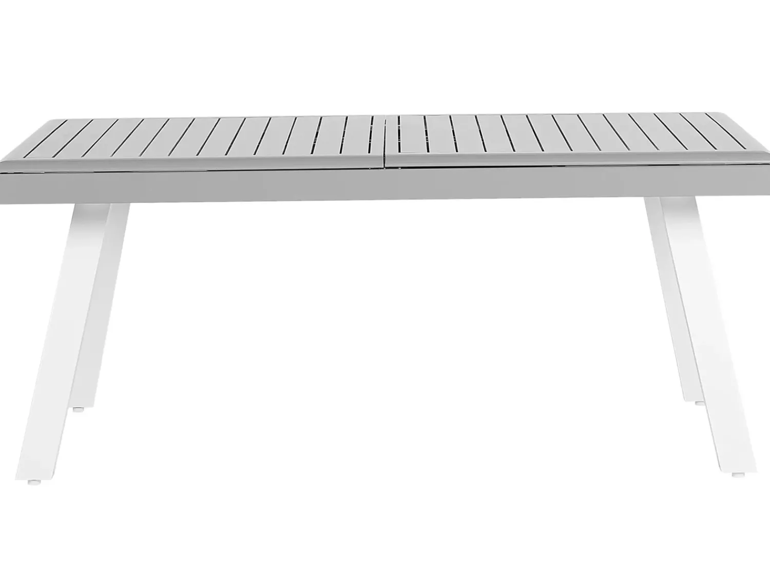Clearance Beliani PERETA 175/255 cm 100 cm Metallo Grigio chiaro Bianco Grigio