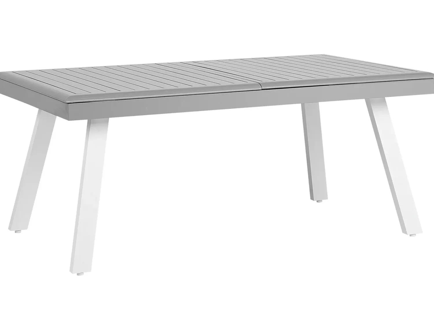 Clearance Beliani PERETA 175/255 cm 100 cm Metallo Grigio chiaro Bianco Grigio